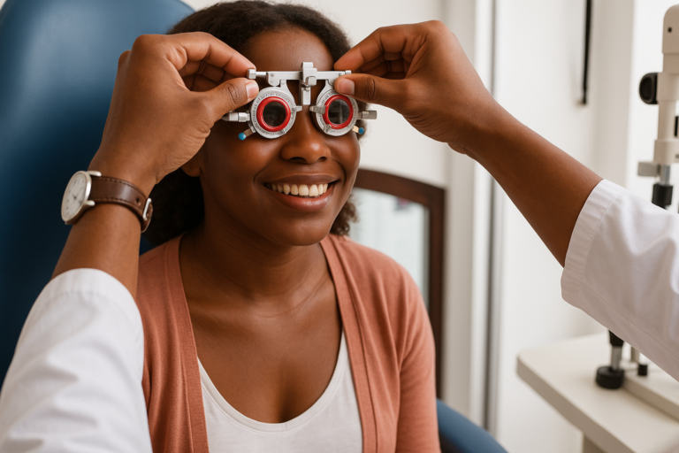 Frame / PD measurements with The Glasses Guy - Book your appointment today